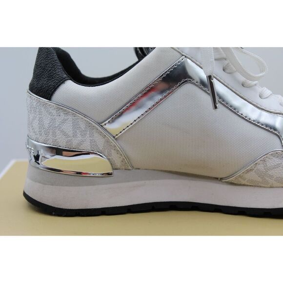 Michael Kors Maddy Two-Tone Logo Trainer - Picture 3 of 12